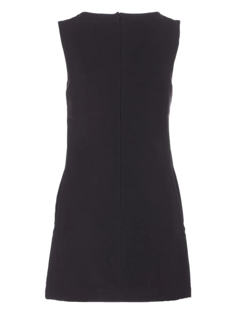 Self-Portrait crystal-embellished mini dress - Black