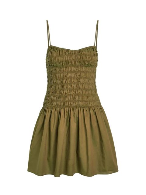 Faithfull the Brand Araceli shirred strap dress - Green - zdjęcie produktu nr 2