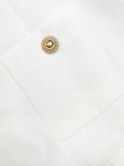 Self-Portrait sleeveless mini dress - White