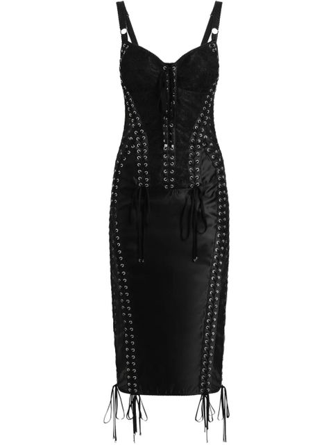 Dolce & Gabbana panelled midi dress - Black - zdjęcie produktu nr 1