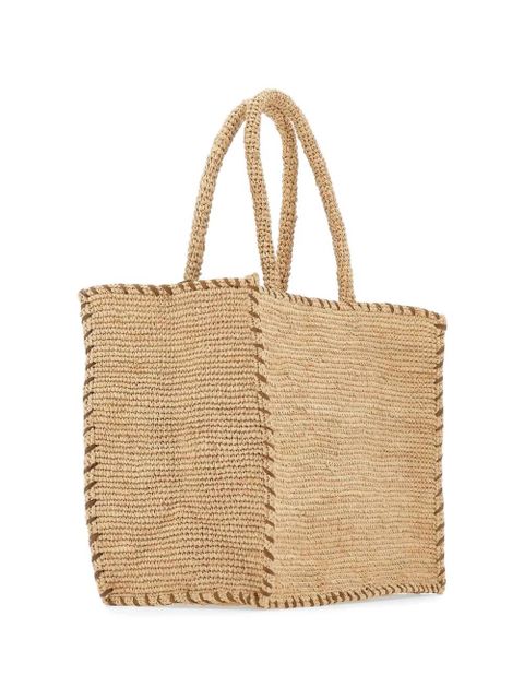 MC2 Saint Barth Vanity Raffia tote bag - Neutrals