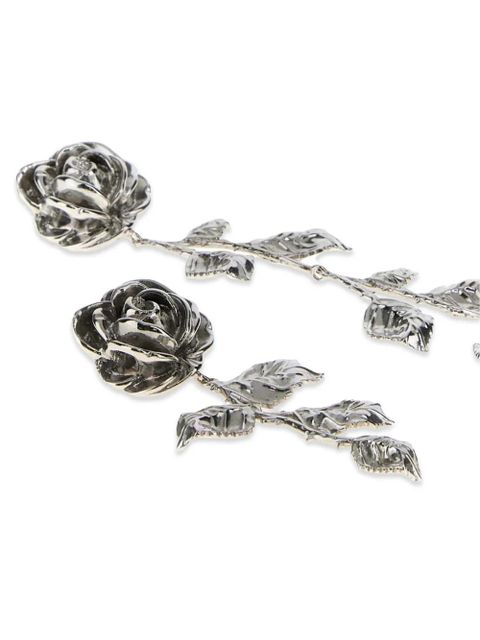 Magda Butrym Cascading rose earrings - Silver - zdjęcie produktu nr 2