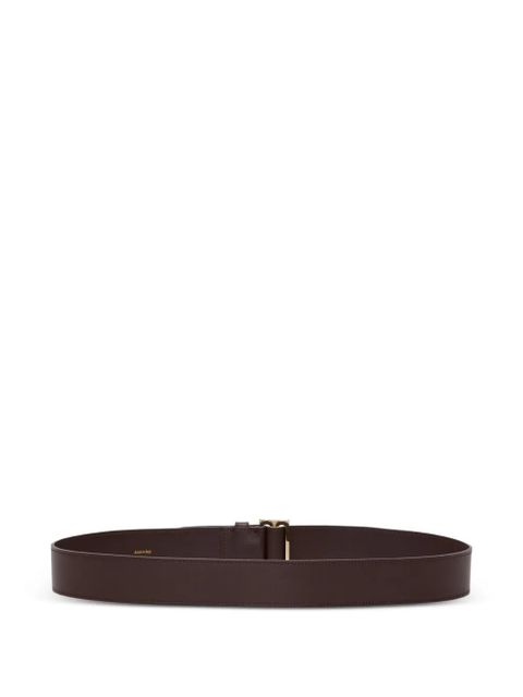 Victoria Beckham Dorian tuxedo leather belt - Brown - zdjęcie produktu nr 2