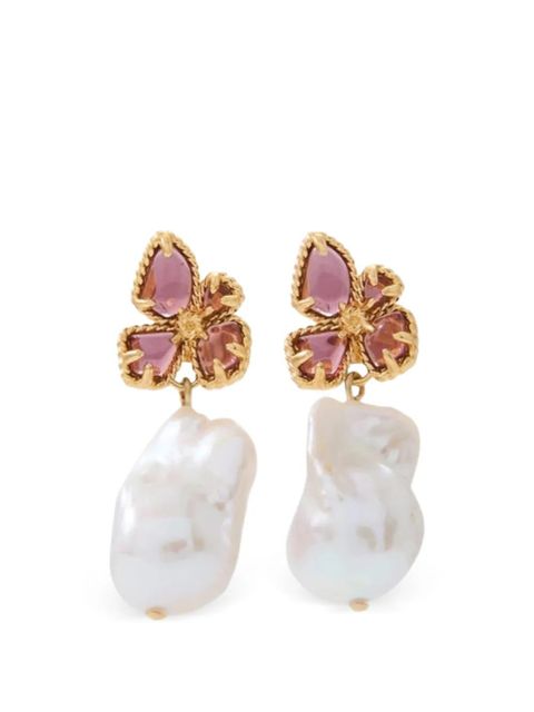 ZIMMERMANN Bloom baroque-pearl drop earrings - Gold - zdjęcie produktu nr 1