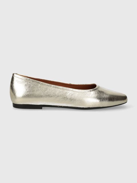 Vagabond Shoemakers baleriny skórzane JOLIN kolor złoty 5508.083.81 - zdjęcie produktu nr 1