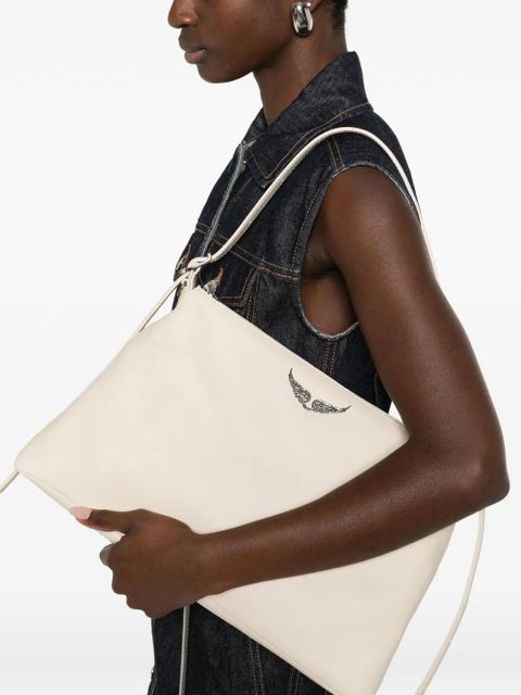 Zadig&Voltaire Jim wings-detail top-handle shoulder bag - Neutrals - zdjęcie produktu nr 2