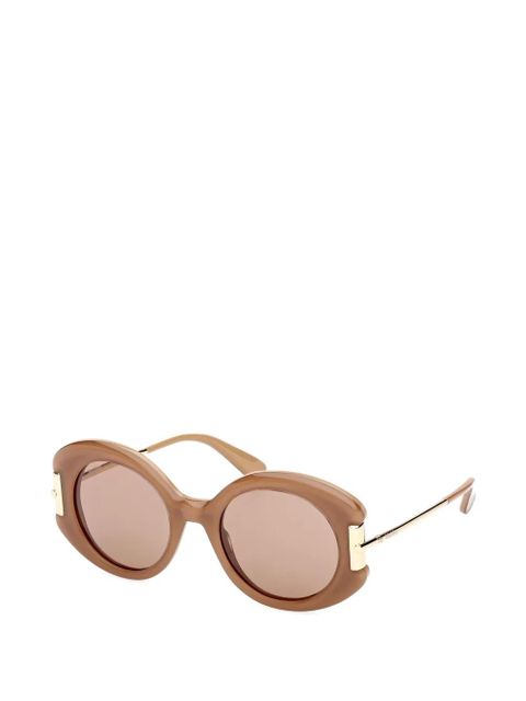 Max Mara Eyewear round-frame sunglasses - Brown - zdjęcie produktu nr 2