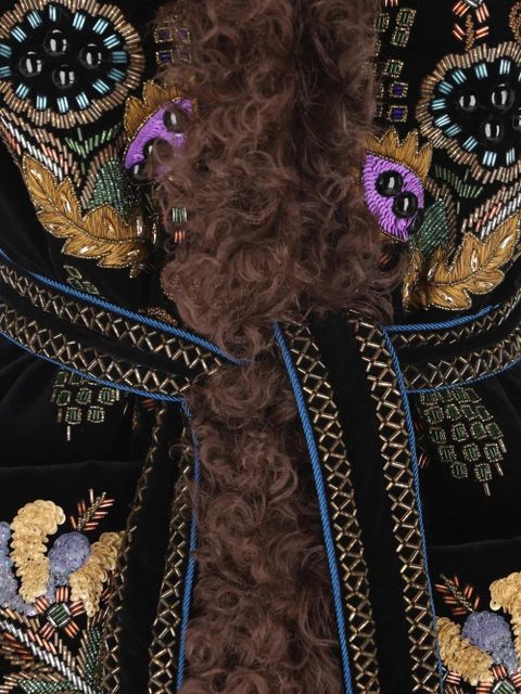 Valentino Garavani shearling sleeveless jacket - Black