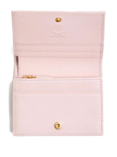 Valentino Garavani Cherryfic grained wallet - Pink