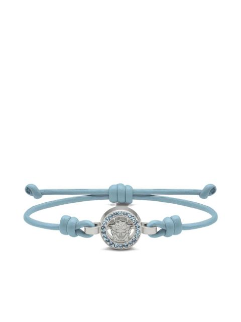 Versace Medusa 95' leather bracelet - Silver - zdjęcie produktu nr 1