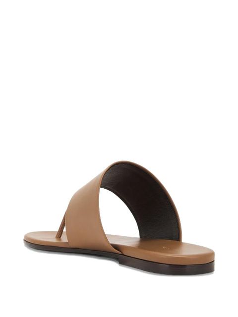 The Row leather thong sandals - Brown - zdjęcie produktu nr 2