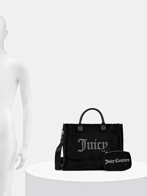Juicy Couture torebka Iris Velvet kolor czarny BIJIR8944WZC - zdjęcie produktu nr 2