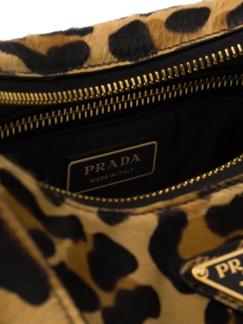 Prada medium Aimèe printed shoulder bag - Neutrals