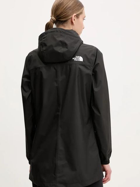 The North Face kurtka Antora Rain damska kolor czarny przejściowa NF0A8BKCJK31