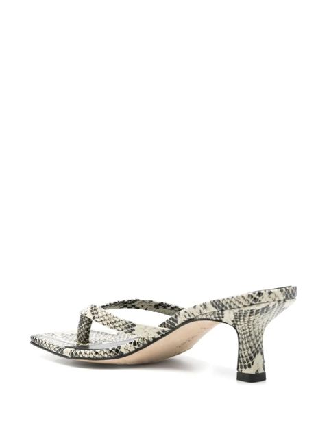 Aeyde 55mm Wilma sandals - Neutrals