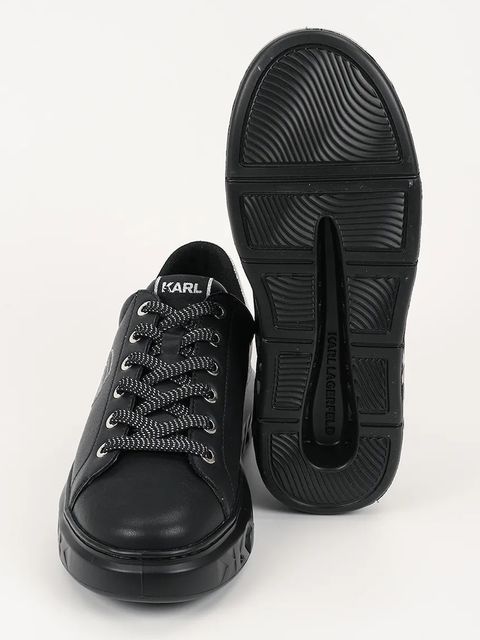 Karl Lagerfeld sneakersy skórzane KAPRI KITE kolor czarny KL64525