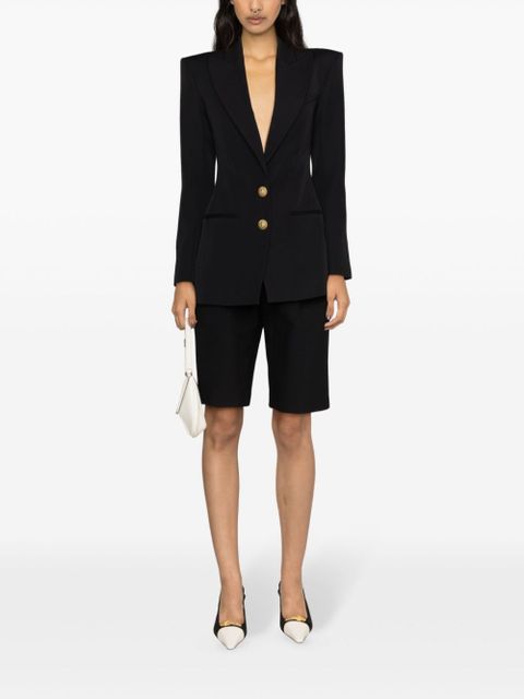 Balmain single-breasted virgin wool blazer - Black - zdjęcie produktu nr 2
