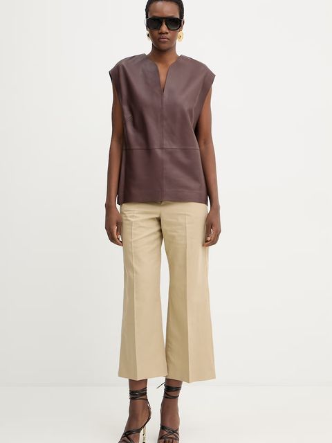 BOSS bluzka skórzana Suna - zdjęcie produktu nr 1