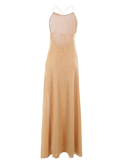 Oséree semi-sheer metallic-threading dress - Gold - zdjęcie produktu nr 2