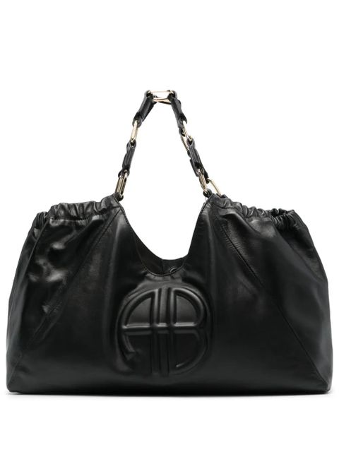 ANINE BING medium Kate leather tote bag - Black - zdjęcie produktu nr 1