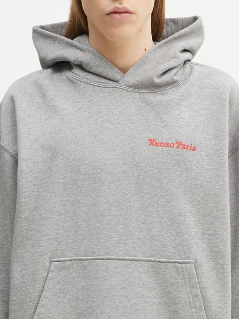 Kenzo bluza bawełniana x Verdy kolor szary z aplikacją FF58SW2404MF.94
