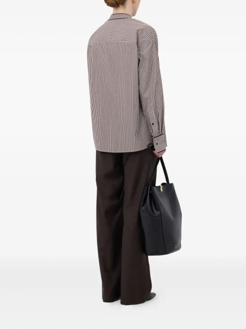 LouLou de Saison Verna striped shirt - White