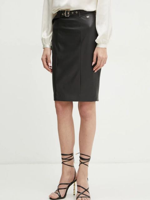 Marciano Guess spódnica CLIO kolor czarny mini ołówkowa 5RGD04 7114A