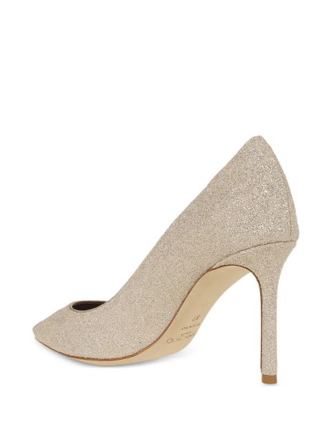Jimmy Choo metallic heeled pumps - Neutrals