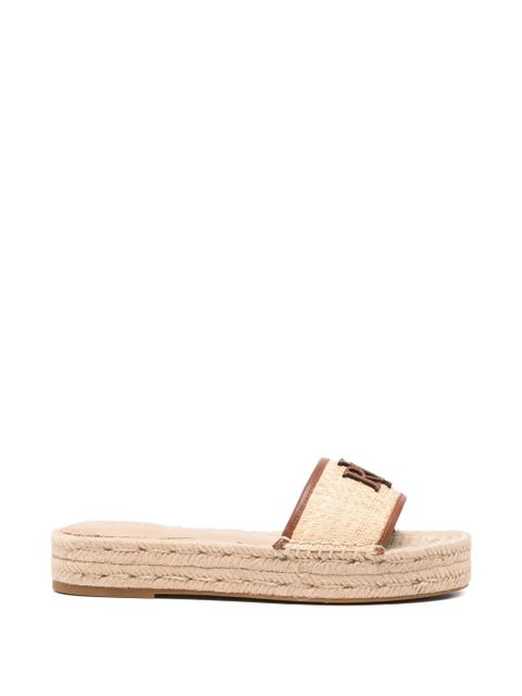 Lauren Ralph Lauren Polly logo-patch espadrilles - Neutrals - zdjęcie produktu nr 1