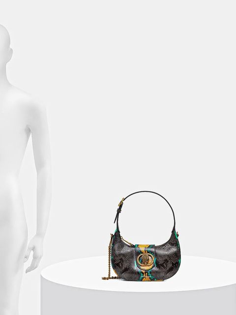 Kurt Geiger London torebka skórzana kolor czarny 3601127719