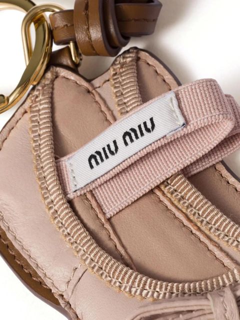 Miu Miu Miu Ballet trick keychain - Neutrals - zdjęcie produktu nr 2