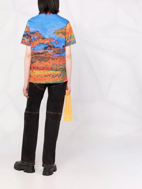 AMBUSH graphic-print T-shirt - Blue