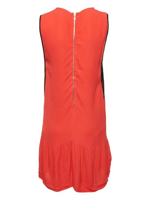 SANDRO 2024 pre-owned sleeveless ruffle-hem midi dress - Red - zdjęcie produktu nr 2