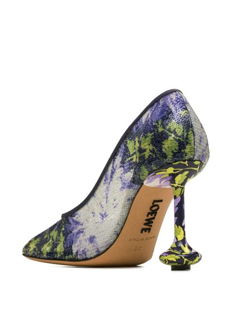 LOEWE 90mm Toy pumps - Blue - zdjęcie produktu nr 2