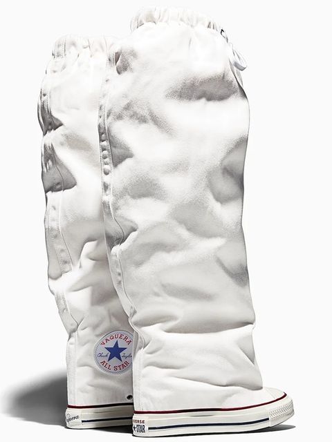 Converse trampki Converse x Vaquera Chuck Taylor All Star Wedge XX-HI kolor biały A17690C