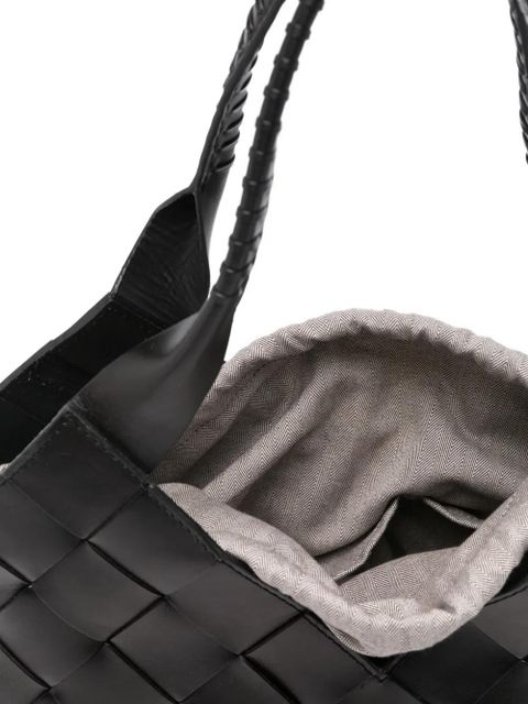 DRAGON DIFFUSION woven tote bag - Black
