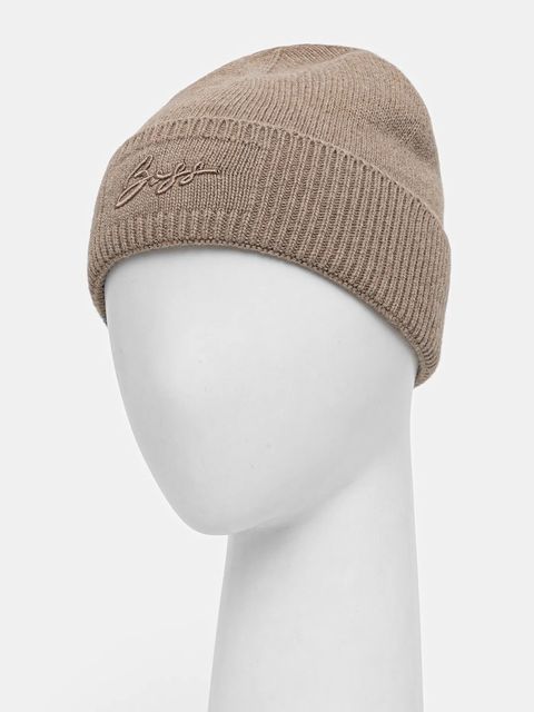 BOSS czapka kolor beżowy 50558673 - zdjęcie produktu nr 2