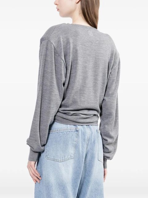 Magda Butrym long-sleeved jumper - Grey