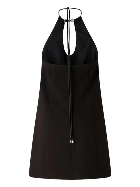 PINKO halter-neck tie-fastening cocktail dress - Black - zdjęcie produktu nr 2