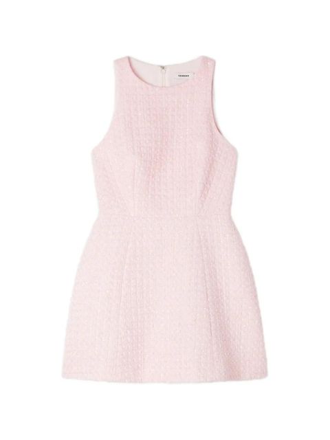 SANDRO sequin tweed-fabric mini dress - Pink - zdjęcie produktu nr 1