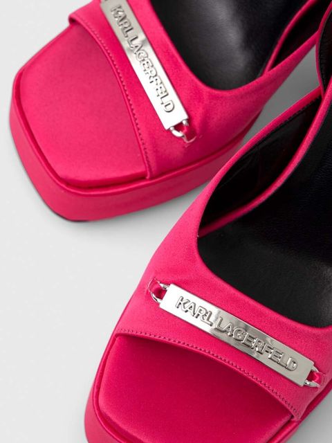 Karl Lagerfeld sandały LAZULA kolor różowy KL33905