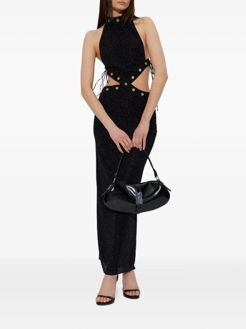 Oséree halterneck maxi dress - Black - zdjęcie produktu nr 2