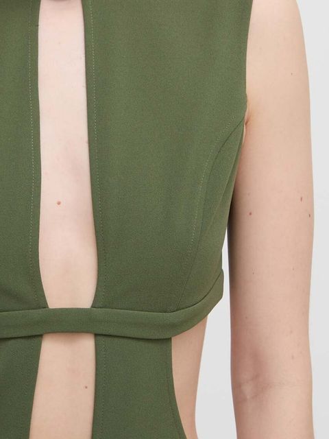 Aniye By sukienka kolor zielony mini dopasowana 185117