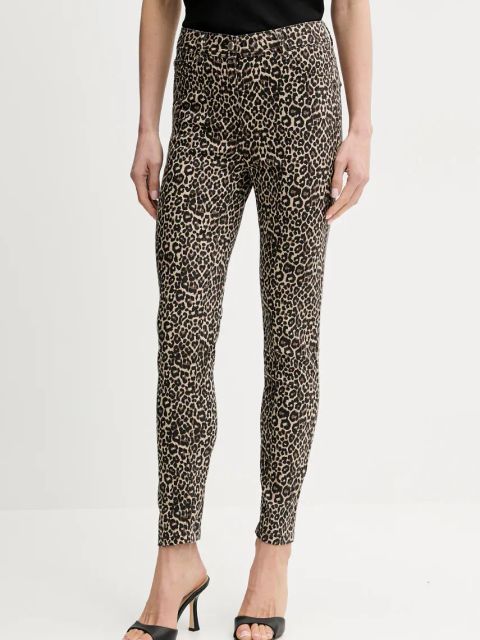 Morgan jeansy PEVAM damskie kolor beżowy PEVAM