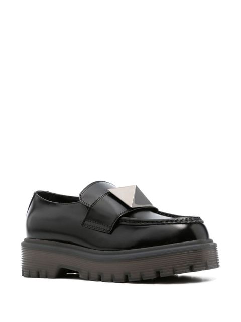 Valentino Garavani One Stud platform loafers - Black