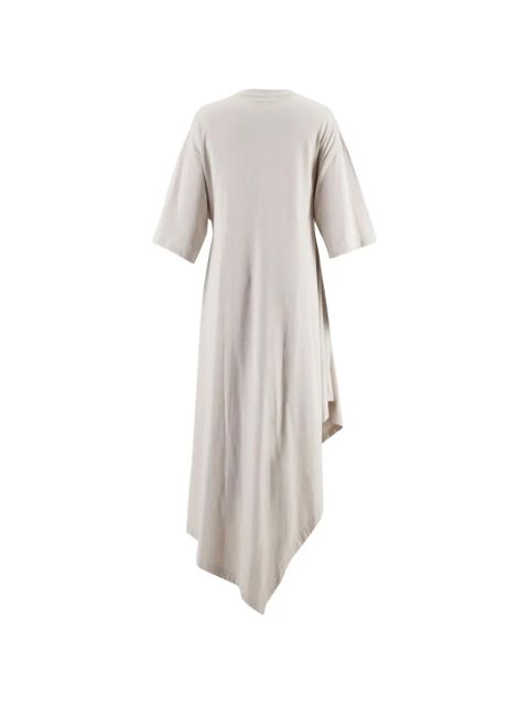 Balenciaga asymmetric-hem midi dress - Grey