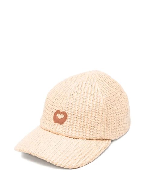 Maje heart-motif textured cap - Neutrals - zdjęcie produktu nr 1