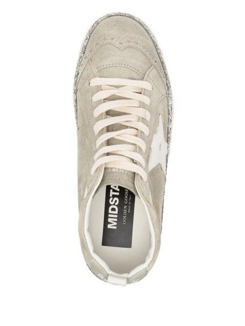 Golden Goose mid baskets star sneakers - Grey