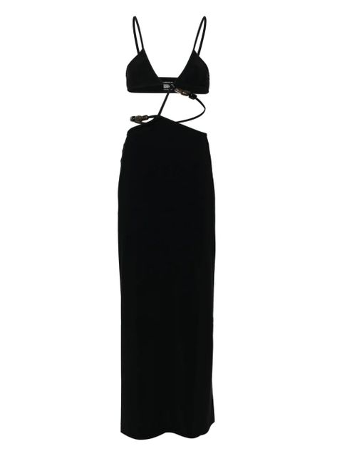 Christopher Esber cross bandeau midi dress - Black - zdjęcie produktu nr 1