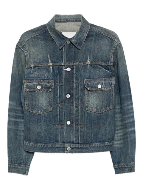 Maison Margiela cotton denim jacket - Blue - zdjęcie produktu nr 1